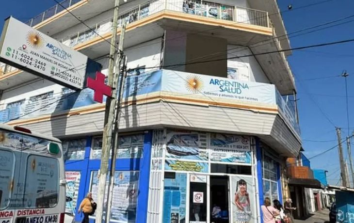 La sede de la clínica Argentina Salud en González Catán