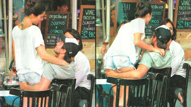 Juana Viale y su nuevo novio, atrevidos: caricias hot en Palermo