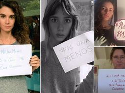 mas famosas se suman a ni una menos mas famosas se suman a ni una menos