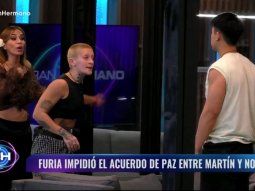 Gran Hermano: picante pelea entre Martín y Furia contra Noelia