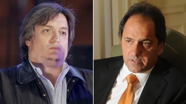 Máximo Kirchner y Scioli cruzaron a Macri por inmiscuirse en la interna del PJ