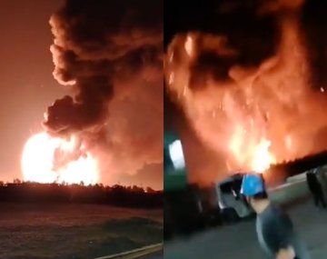 Impactante video: así se sintió la explosión a metros del accidente