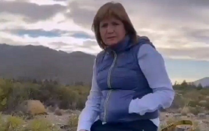 ¿Cinismo? Bullrich se filmó desde el lugar en que desapareció Santiago Maldonado