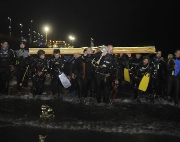 Via crucis al fondo del mar