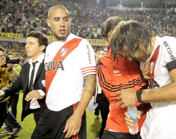 Ponzio fue uno de los más afectados por la agresión aquella noche en La Bombonera