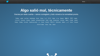 apagon mundial de twitter: dejo de funcionar apagon mundial de twitter: dejo de funcionar