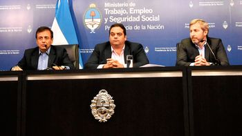 Mario Quintana, Jorge Triaca y Rogelio Frigerio Mario Quintana, Jorge Triaca y Rogelio Frigerio