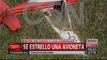 cayo una avioneta en escobar pero su piloto logro salvarse cayo una avioneta en escobar pero su piloto logro salvarse