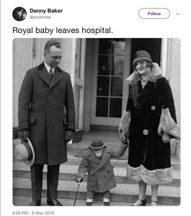 Baker quiso hacer un chiste sobre el circo de la realeza y no le salió