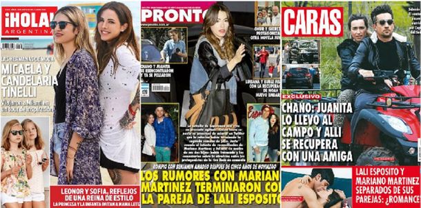 Mirá las tapas de revista de esta semana