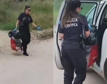 Buscan de Débora en Necochea: hallaron una carpa y ropa con sangre