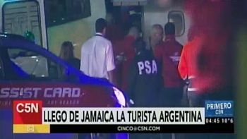 el avion que traslado a la turista argentina desde jamaica aterrizo en el pais el avion que traslado a la turista argentina desde jamaica aterrizo en el pais