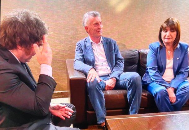 Javier Milei y Mauricio Macri se reunieron en el Hotel Libertador