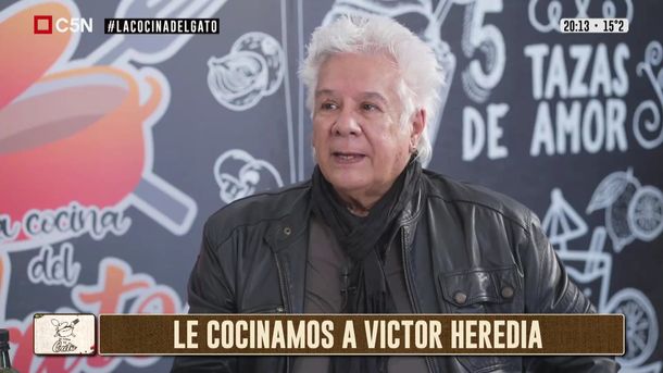 Víctor Heredia, en La Cocina del Gato
