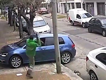 La impresionante actuación del barrendero frustró el robo&nbsp;