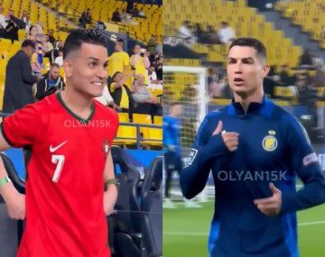 La desopilante reacción de Cristiano Ronaldo al ver a su doble: Eres muy feo