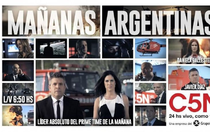 Mañanas argentinas el noticiero más visto del prime time
