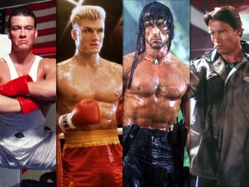 Jean-Claude Van Damme, Dolph Lundgren, Schwarzenegger, Stallone y Jason Statham