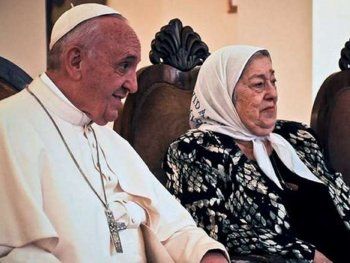 Francisco envió una carta a Hebe de Bonafini en el 45to. aniversario de Madres