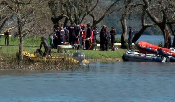 Hallaron el cuerpo del joven que cayó del kayak en la Laguna de Los Padres