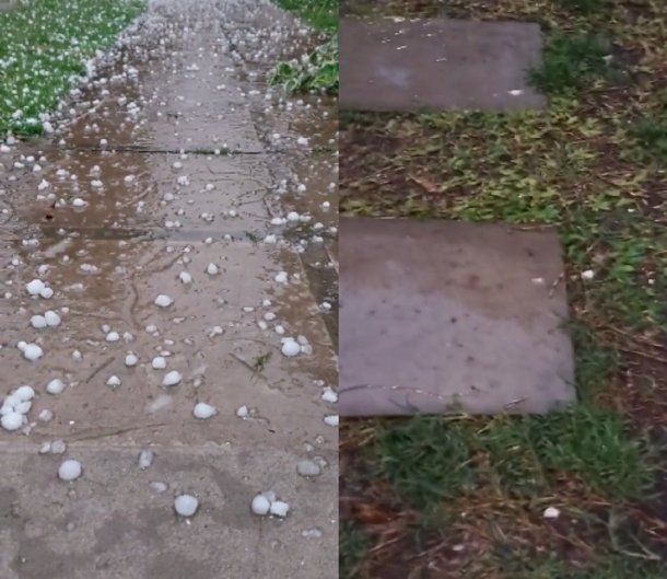 Granizo en Buenos Aires: videos y reportes desde diferentes localidades