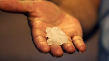 Podría caer granizo en el centro del país Podría caer granizo en el centro del país