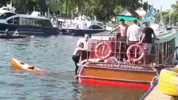 Tigre: corte y protesta en el Delta por el choque de una lancha a una mujer que hacía Kayak