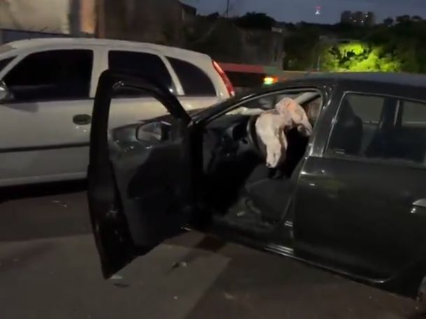 Caos en la Autopista 25 de Mayo por un choque múltiple: hay al menos cuatro heridos