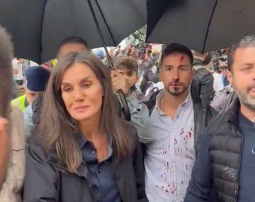 Incidentes en Valencia: la Reina Letizia