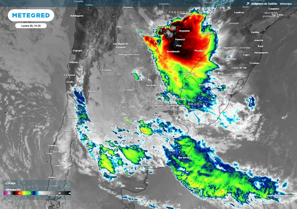 Nueva ciclogénesis en Buenos Aires. Fuente: Meteored.
