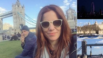 agustina kampfer y jorge rial, de paseo en londres agustina kampfer y jorge rial, de paseo en londres