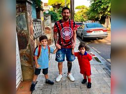 Leo junto a Thiago y Mateo