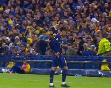 Medina se fue expulsado en el inicio de Boca vs Godoy Cruz: su reacción