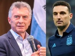 Macri mufa: ayer destacó a Scaloni, Argentina perdió el invicto y en las redes lo destrozaron