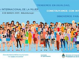 El Gobierno difundió otra imagen discriminatoria por el Día de la Mujer