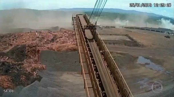 Así fue el avance del alud de desechos al ceder la represa en Brumadinho