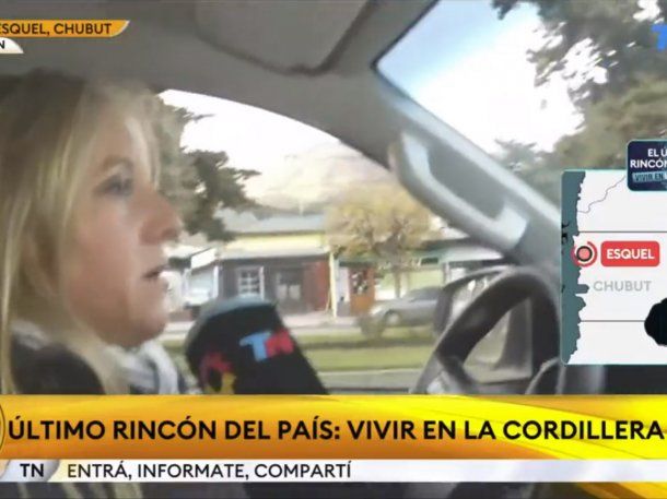 La imprudencia al volante de una movilera de TN durante la cobertura del Censo