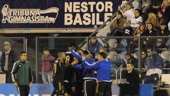 El festejo de Ponte Preta tras el gol que le valió la clasificación por ser de visitante El festejo de Ponte Preta tras el gol que le valió la clasificación por ser de visitante