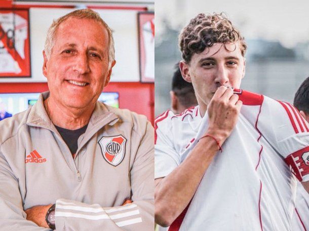 Fuerte cruce en River: el coordinador de inferiores desmintió a la madre de Luca Scarlato