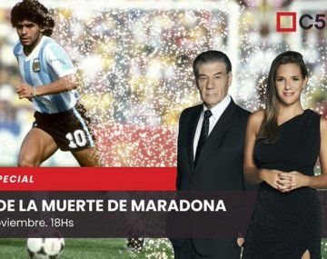 Ver en vivo el especial de Víctor Hugo y Luciana Rubinska a un año del adiós a Diego Maradona