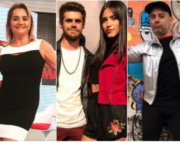 Algunos de los participantes del Bailando 2017