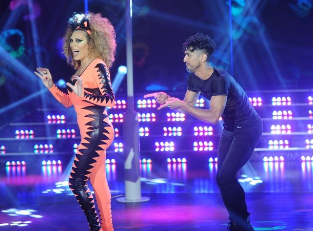 Flor de la Ve volvió a ser la gata de Los Roldán en ShowMatch