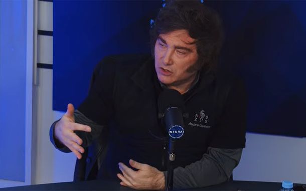 Javier Milei en Neura.