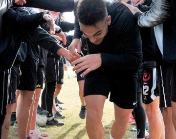 Lautaro Martínez fue distinguido por el intendente de Bahía Blanca