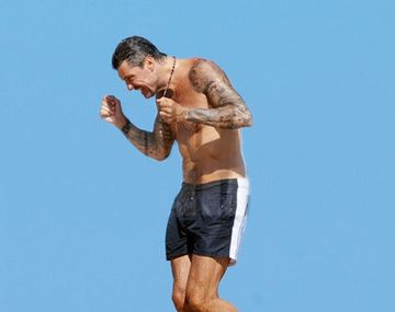 Tinelli se coló en una fiesta electrónica en Punta del Este