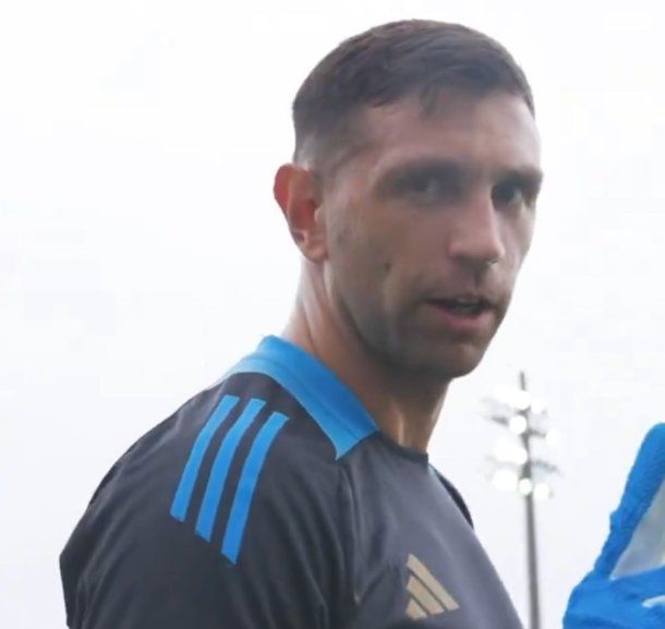 La confianza del Dibu Martínez en la primera práctica antes de la final de la Copa América 2024