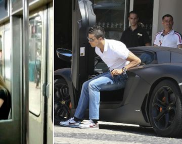 Un duelo de contrastes: Ortigoza y Cristiano Ronaldo