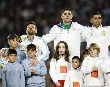 La emoción de Messi en el Himno Nacional