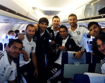 La Selección viajó a Ecuador con el plantel completo