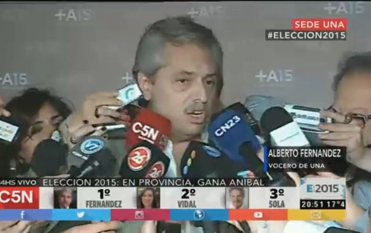 El massismo reconoció que quedó en tercer lugar